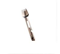 Spork Tattico Multifunzionale 10-in-1, Posata Portatile in Lega di Titanio e Acciaio - Combinazione di Cucchiaio, Spork, Forchetta, Coltello, Apribottiglie - Utensile Outdoor per Picnic e Viaggi (AA)