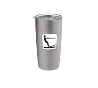 Sport acquatici freddi Sciatore d'acqua Bicchiere termico in acciaio inox doppia parete