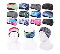 Sport all'aria aperta Capelli Sudore Pile Orecchie Paraorecchie Fascia per le Orecchie Scaldaorecchie Inverno Sweatband (15