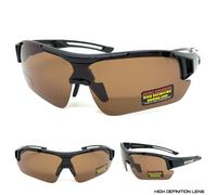 Sport Avvolgenti Guida Visione HD Sole Occhiali Alta Definizione Anti Abbaglio