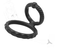 Sport banda elastica in silicone anello di formazione per gli anelli degli uomini.