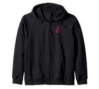 Sport boxing logo rosa Felpa con Cappuccio