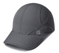 Sport Cap,Soft Brim Lightweight Waterproof Running Hat Breathable Baseball Cap Quick Dry Sport Caps Cooling Portable Sun Hats for Men and Woman Performance Workouts and Outdoor Activities Dark Grey