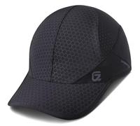 Sport Cap,Soft Brim Lightweight Waterproof Running Hat Breathable Baseball Cap Quick Dry Sport Caps Cooling Portable Sun Hats for Men and Woman Performance Cloth Workouts and Outdoor Activities Black
