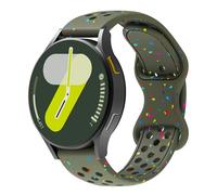 Sport Cinturino per Garmin Approach S50/S42/S40/S12/Bounce/D2 Air X10, 20mm Traspirante Silicone Bracciali Cinturini di Ricambio per Garmin Vivoactive 5/6,Forerunner 570 42mm/55/158/165