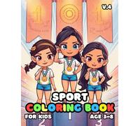 Sport Coloring For Kid Book Age 3-8 V.4: bold and easy of 51 High Quality Sport coloring pages