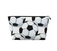 Sport di palloni da calcio di calcio, Borsa da toilette Borsa per trucco Borsa per cosmetici Borsa da toilette da viaggio portatile