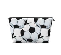 Sport di palloni da calcio di calcio, Borsa da toilette Borsa per trucco Borsa per cosmetici Borsa da toilette da viaggio portatile