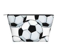 Sport di palloni da calcio di calcio, Borsa da toilette Borsa per trucco Borsa per cosmetici Borsa da toilette da viaggio portatile