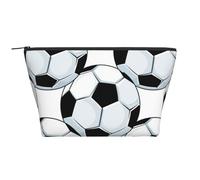 Sport di palloni da calcio di calcio, Borsa da toilette Borsa per trucco Borsa per cosmetici Borsa da toilette da viaggio portatile