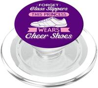Sport Dimentica le pantofole di vetro Questa principessa indossa scarpe da tifo PopSockets PopGrip per MagSafe