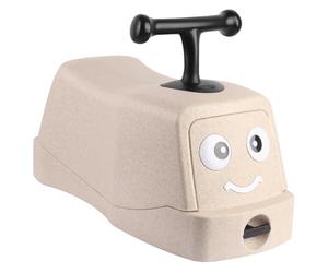 Sport Draisienne Bebe 1 anno Funzione Girello - Volante Direzionale - per bambini dai 12 mesi - Cassetta dei giocattoli - Silenzioso, compatto, stabile, multi-direzione, 52 x 24 x 22,5 cm - Beige