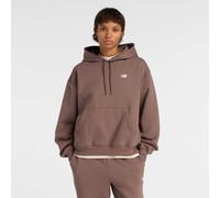 SPORT ESSENTIALS FLEECE HOODIE blue agate (423) marrone L