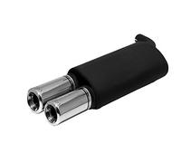 Sport exhaust Corolla E11, 71 KW berlina 1,4/1,6 81kW 1997-2001 2 x 80 mm