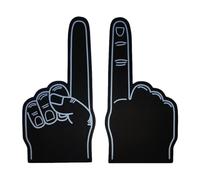Sport Foam Fingers - Guanto da tifo singolo da 45,7 cm, accessorio fai da te, accessorio per fan numeri, attrezzatura di supporto per stadio, articolo folla per celebrazione di eventi, design leggero