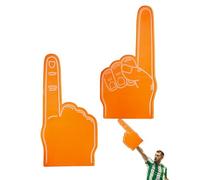 Sport Foam Fingers - Guanto da tifo singolo da 45,7 cm, fai da te, accessorio per fan numeri, attrezzatura di supporto per stadio, articolo folla per celebrazione degli eventi, design leggero e durabl