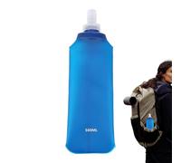 Sport Folding Bottle, Quick Access Hydration Cup, Outdoor Portable Drinking Water Bottle, Leakproof Travel Design, Lightweight Sports Container, for Runners Cyclists 500ml