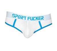 Sport Fucker Hooker Slip aperto, Medio, Bianco / Blu