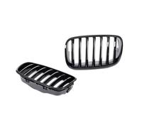 Sport Grill Singola Linea Nero Lucido Per BMW X5 E70 X6 E71 Griglia Anteriore