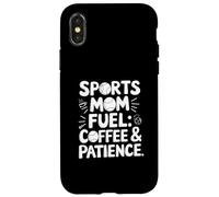 Sport Mamma Carburante Caffè Pazienza Baseball Softball Custodia per iPhone X/XS
