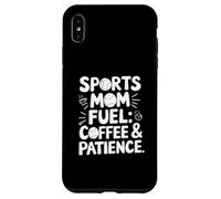 Sport Mamma Carburante Caffè Pazienza Baseball Softball Custodia per iPhone XS Max