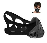 Sport Masks for Fitness Running Training High Altitude Face Mask for Resistance,Cardio,Endurance Improving (Nero, L)