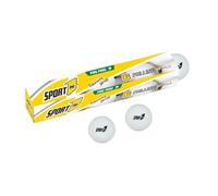 Sport One 708800061, Palline Ping Pong Gioventù Unisex, Bianco, 40mm