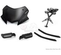 Sport PACK YAMAHA TMAX T-MAX 560 2020 2021 SCHERMO PORTATARGA PEDANE PROTEZIONI