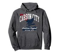 Sport patriottici Vintage di Carson City Nevada Felpa con Cappuccio