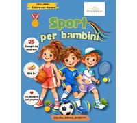 Sport per bambini: Libro da colorare