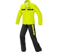 Tuta Antipioggia SPORT RAIN KIT Nero Giallo Fluo SPIDI - UE: L