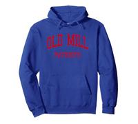 Sport retrò della Old Mill High School HS Millersville MD Felpa con Cappuccio