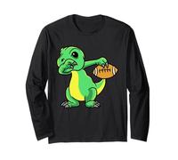 Sport Rugby Calciatore Touchdown Dino Football Maglia a Manica