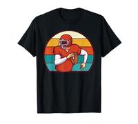 Sport Rugby Calciatore Touchdown Retro Vintage Football Maglietta