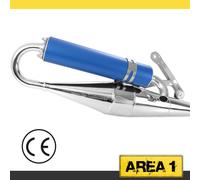 Sport Scarico Tecnigas Next-R Peugeot Jet Force 50 (Blu / 50ccm)