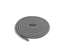 Sport Shoe Lace rotonda corda merletto Multi Color due diverse tonalità Shoestring per bambini colorato Bootlace, 45 Grigio Bianco, 60 centimetri