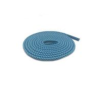 Sport Shoe Lace rotonda corda merletto Multi Color due diverse tonalità Shoestring per bambini colorato Bootlace, 50 Turchese blueWh, 150 centimetri