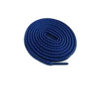 Sport Shoe Lace rotonda corda merletto Multi Color due diverse tonalità Shoestring per bambini colorato Bootlace, 42 Deep Blue nero, 60 centimetri