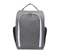 Sport Shoe Organizer Bag, Handled Golf Travel Pouch, Waterproof Compact Storage for Men Women, Weekend Trips, Gym, Dance Class, Outdoor Footwear Solution, 9.45x5.91x14.17 Inches