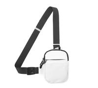 Sport Uomini Borsa Petto Resistente all'acqua Marsupio In Esecuzione Supporto Del Telefono Crossbody Imbragature Bag All'aperto Accessori Sportivi, bianco, Taglia unica