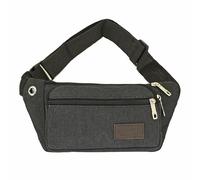 Sport Waist Pack - Unisex Multi-Pocket Canvas Fanny Bag, Secure Zip Organizer For Outdoor Adventure | Lightweight Reflective Belt Bag For Running Travel Hiking Cycling Urban Exploration
