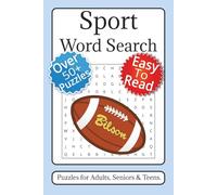 Sport Word Search Puzzle Book: Word Searches with Easy to Read Print about Sport, Exercise, Training and More | 6x9 inches, 110 pages | 50+ Puzzles... Gift for Vacations, Holidays and Free Times