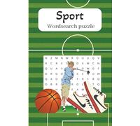 Sport Wordsearch Book: Big book with word search puzzles for relaxing, train logic and better thinking | Paperback | 6x9 inches, 80 pages | 400 + ... holiday, free time and lazy evenings