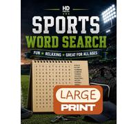 Sport Wordsearch: Over 100 Large Print Sport Themed Puzzles, With Fun Facts & Solutions, Relaxing & fun for All Ages