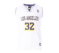 Sport zone Los Angeles 32 - Maglia da Basket da uomo, colore: Bianco, bianco, XL