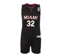 Sport zone Miami Heat Set da basket Nero/Rosso Junior, Nero , 8 anni