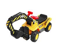 Sport1 Bulldozer: Escavatore e Ruspa Cavalcabile per Bambini 1-3 Anni con Volante, Benna e Vano Sottosella
