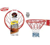 Sport1 Canestro Regolamentare Basket Ring Rosso 46cm