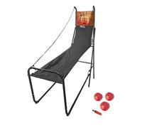 Sport1 Gioco Basket Air Challenge. Tavolo da Basket Gioco di tiro Pieghevole salvaspazio. Basketball Game in Metallo per Bambini e Adulti. 3 Palle e Pompa Inclusi. Misura 224x61x226cm Peso 13,5kg.