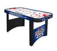 Sport1 One The Sport Maker Sport One Air Hockey Arena - Gioco con gambe elettrico, con 2 manopole e 2 dischi inclusi, segnapunti integrato, BLU, 121x60x76cm
